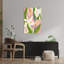 Tropical Floral Dance Abstract Modern Vibrant Nature Spring Wall Art Print 1 Piece Wrapped Canvas Wall Art-1621930108
