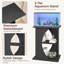 Support d'aquarium à 3 niveaux, support d'aquarium avec tablette de rangement