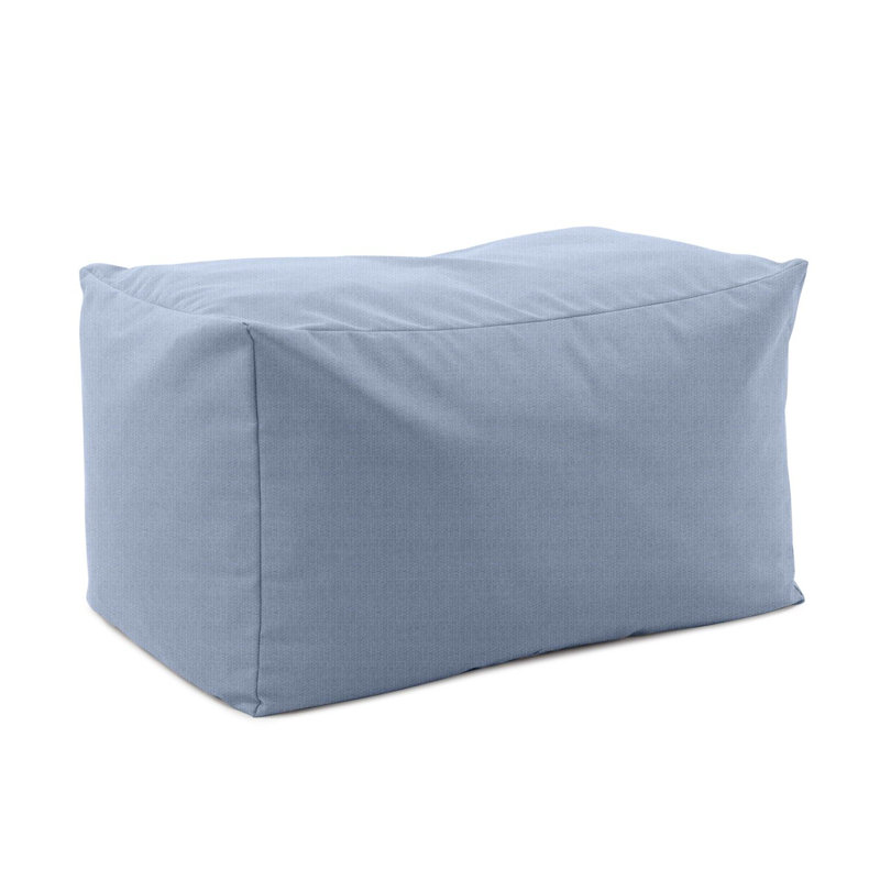 Sandell Outdoor Ottoman, Blue
