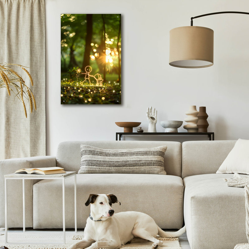Latitude Run® 'New Baby' by r3darch0n Acrylic Glass Wall Art, 24" x 36", H 36 po x l 24 po x P 0,2 po