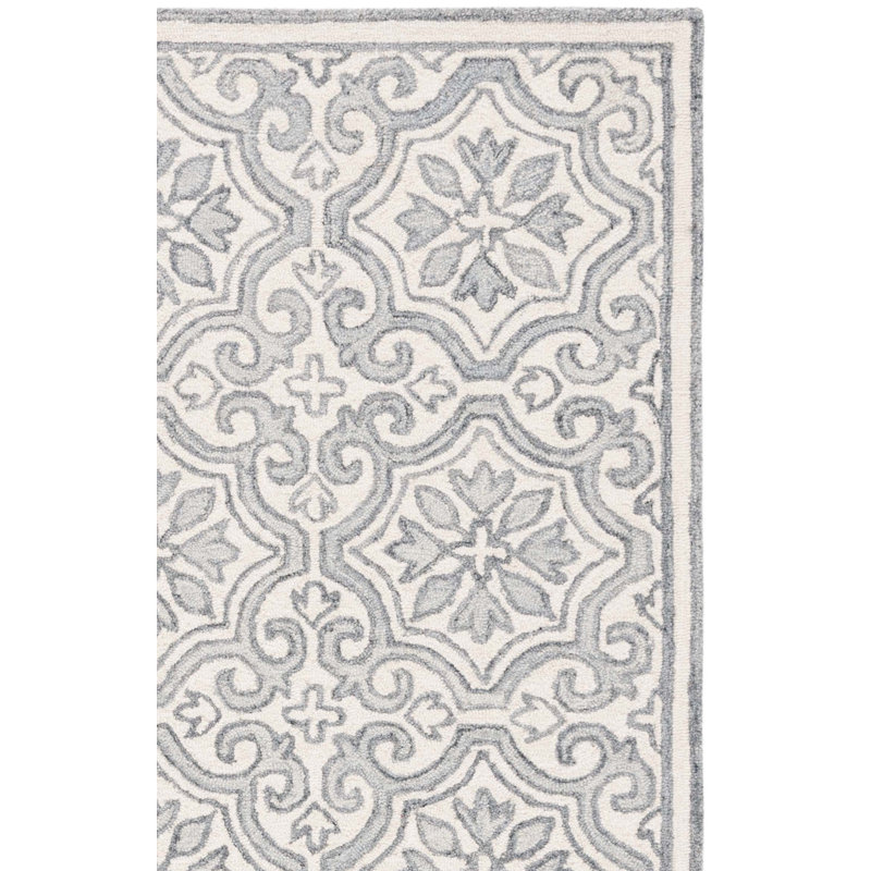 Lauren Ralph Lauren Hand Tufted Wool & Cotton Damask Rug, Rectangle 8' x 10'