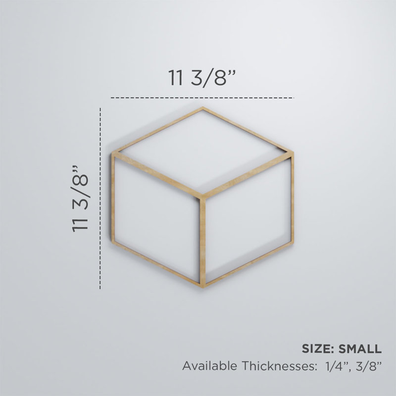 Panneaux muraux décoratifs en bois Pueblo, H 11 3/8 po x l 11 3/8 po x P 3/8 po, Bois