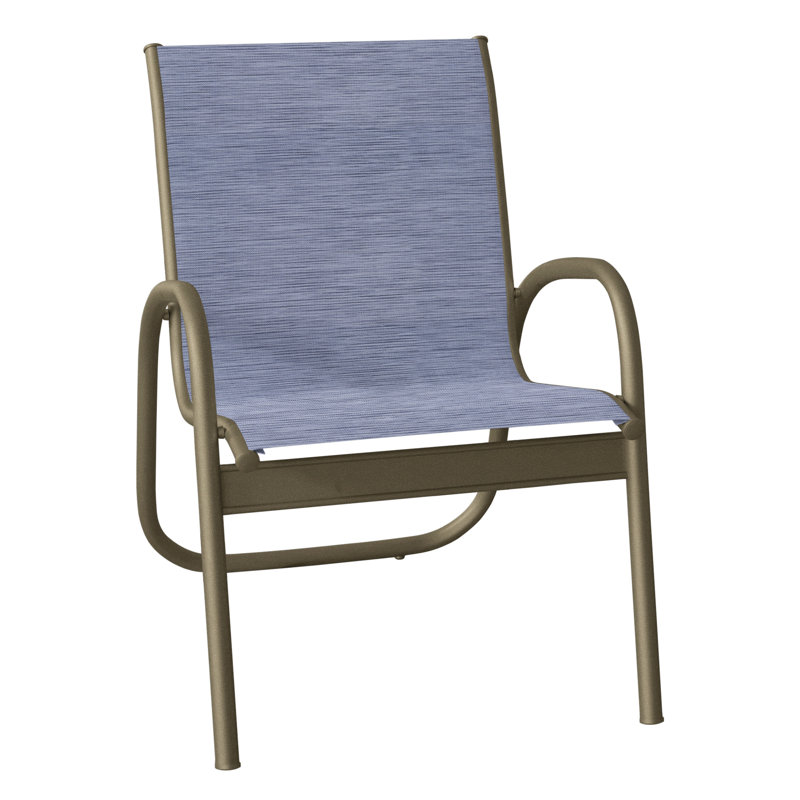 Fauteuil de patio Gardenella, Bois de plage texturé, Rivière