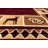Cantin Geometric Machine Woven Polypropylene Plastic Rug-1348986398