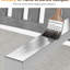 4 chaises de patio en aluminium toutes saisons de 23 pouces avec coussins gris pour les patios et les jardins de 4 chaises de salle à manger