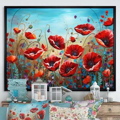 Red Poppies Blossoming III - impression