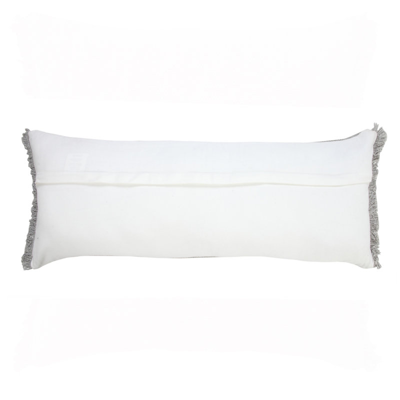 Housse et insert rectangulaires en coton, Microchip gris / gris clair, Polyester / Bourre en polyester