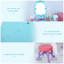 Coiffeuse pour enfant avec miroir Gaudy