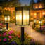 Ensemble de 8 lumières solaires de jardin IP65 imperméables à l'eau