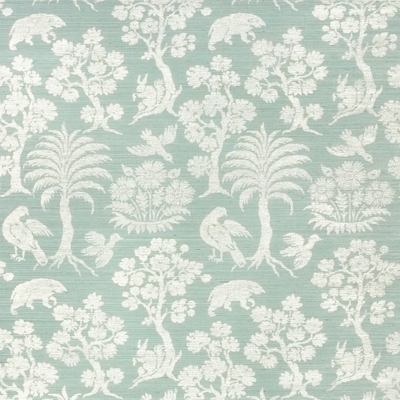 Woodland Silhouette Sisal Wallpaper, Sky