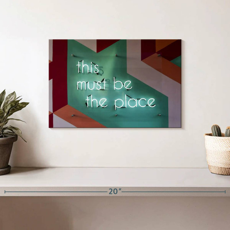 Tergel This Must Be The Place, typographie, H 8 po x l 12 po