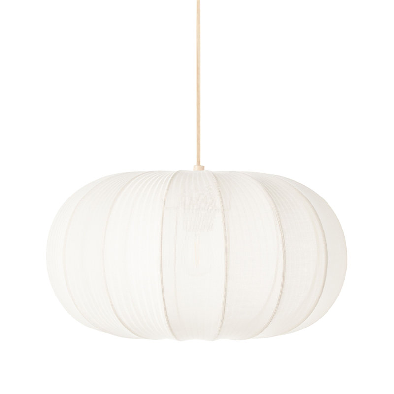 1 - Light Matte Unique/Statement Pendant, White