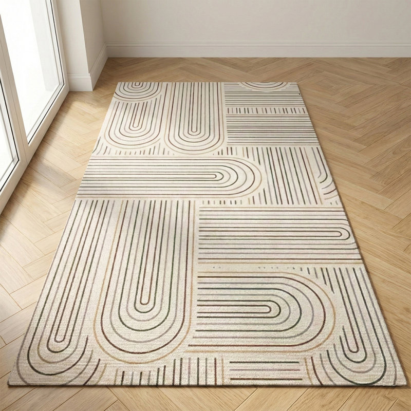 Absorbent Floral Non-Skid Runner Rug with Rubber Backing for Entryway & Kitchen, Multi-Directional, 19.7"x31.5"