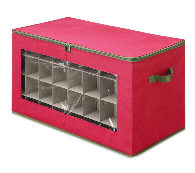 CHRISTMAS ORNAMENT BOX-128 SECTIONS