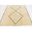 Tapis de zone en laine 6 pi x 9 pi 8 po one-of-kind noué la beige Stockport