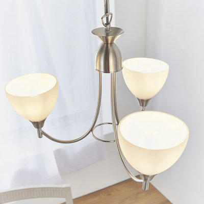 Barium 3 - Light Shaded Chandelier