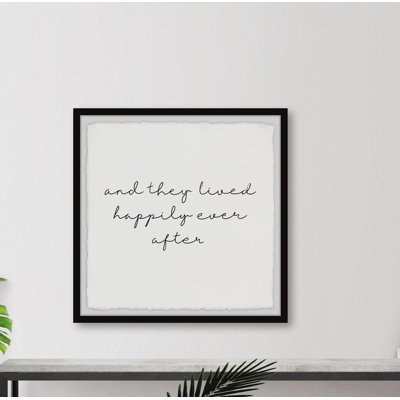 " And They Lived Happily "