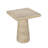 20X20x24" Square Side Table With Pedestal Base-724890642