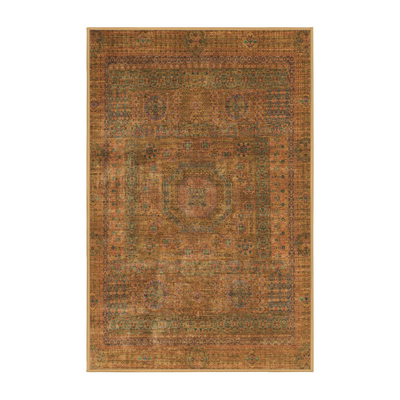 Abstract Indoor Rug, Rectangle 7' x 10'