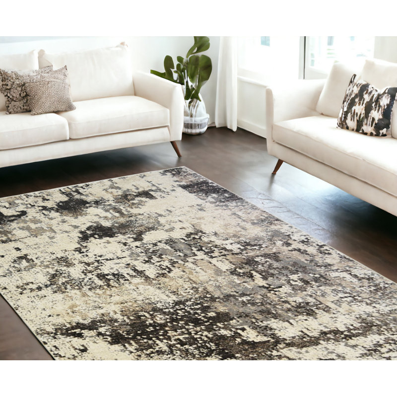 Tapis rectangulaire Clida, Rectangle 7 pi 8 po x 9 pi 8 po