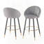 Ensemble de 2 tabourets de bar Luxe