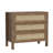  32.2" W 3 Drawer Dresser for Bedroom, Rattan Storage Dresser-185826605-185416814