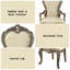 Ensemble de 2 chaises avec accoudoirs Latisha