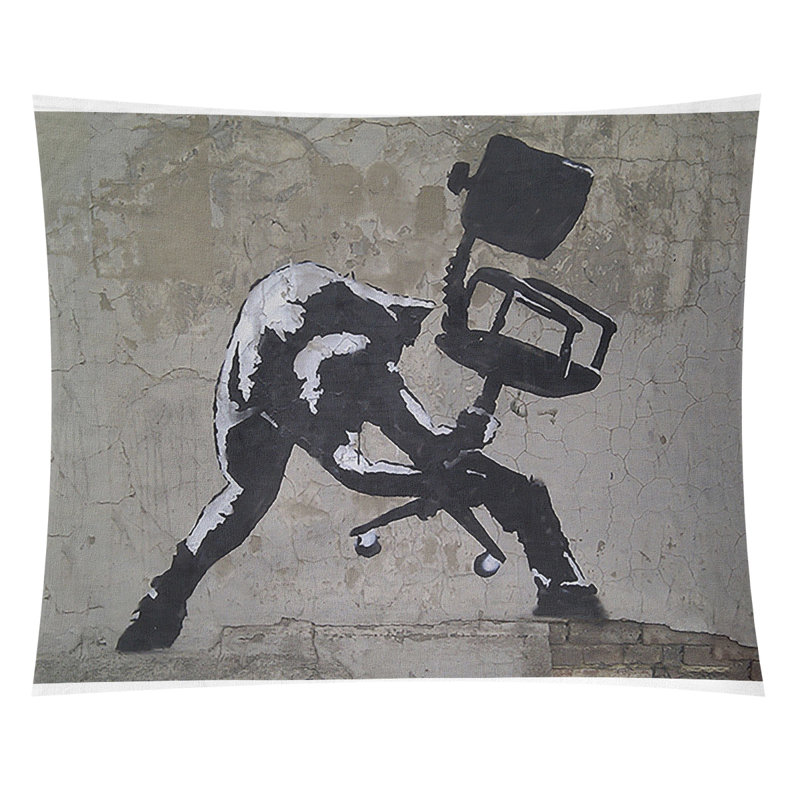 Polyester Tapestry, 68" H x 80" W x 1" D