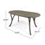 Acacia Wood 70" Dining Table-1081586387