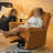 Single Casual Sofa Swivel Function Recliner