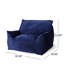 Fauteuil à billes en velours de coton avec accoudoirs Allea-487395518-487395517