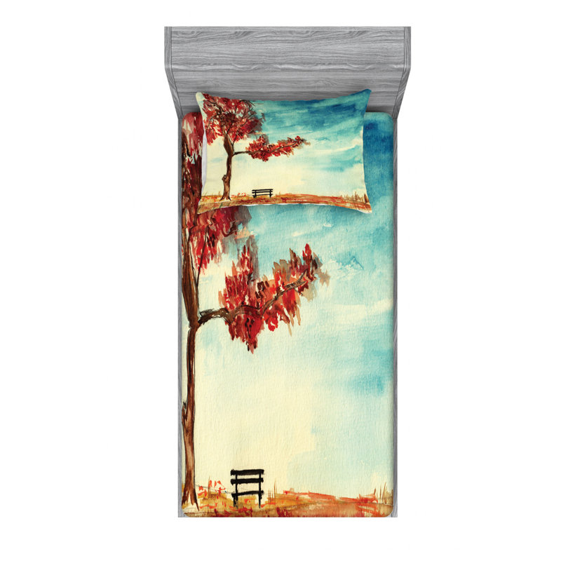 Microfiber Sheet Set, Twin XL Sheet Set with Fitted Sheet