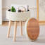 Tabouret d'appoint avec rangement en bois-1029600874