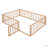 Full Size Wood Daybed Frame With Fence-1649170952