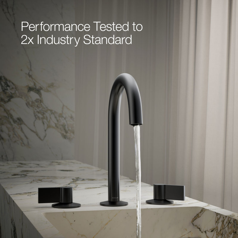 Components™ Bathroom Sink Spout with Tube Design, Matte Black