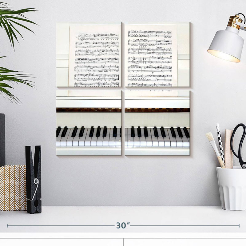 Abarca Piano Lesson, H 18 po x l 18 po