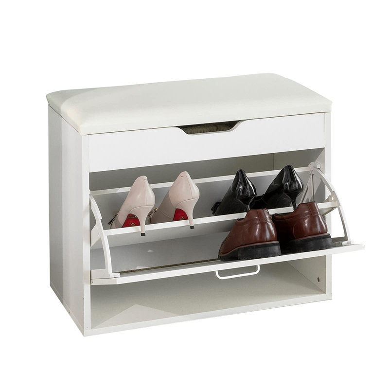 4 Pair Shoe Storage Bench