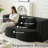 Boneless 76" Convertible Folding Sofa Bed, Twin Compression Sleeper Sofa with 2 Pillows, Floor & Futon Boneless Loveseat Couch with Linen Fabric & Foam, Modern Foldable Mattress Couch for Living Room, Guest Use, Office, Apartment, Small Space-1972411646