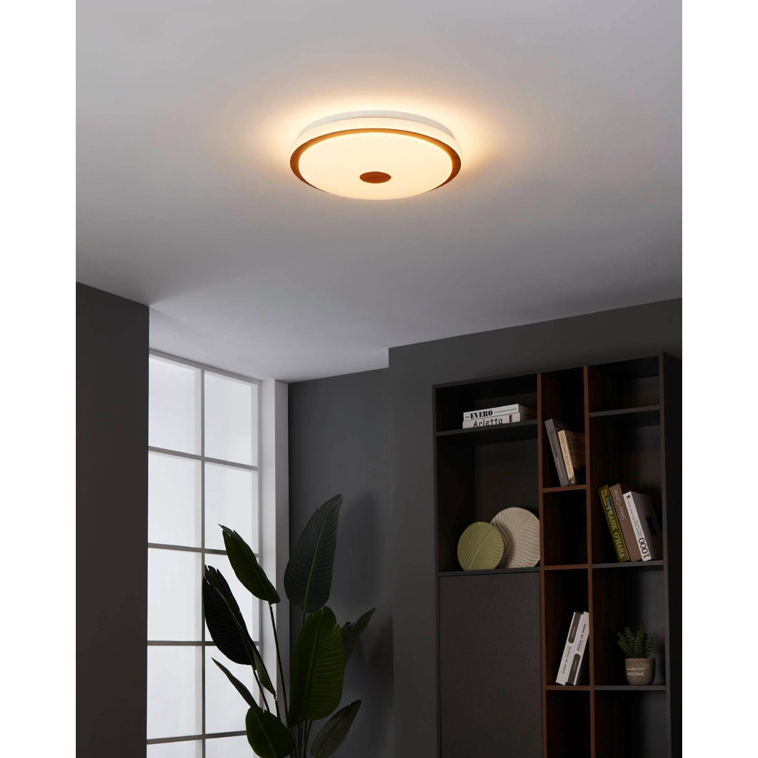 LED-Deckenleuchte 1-flammig Marvelwood, 38 cm