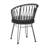 Kathrine Outdoor Dining Side Chairs with Cushions-1316625627