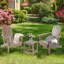 Table d'appoint carrée Adirondack