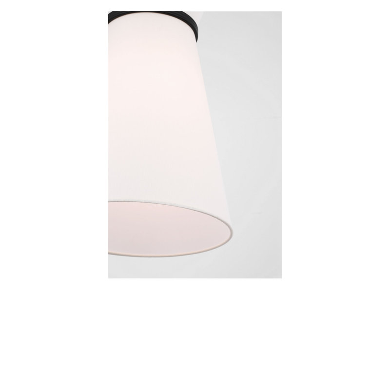 Fynn One Light Pendant, Midnight Black, No