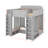 Twin +Twin Over Twin XL Triple Bunk Bed With Shelves And Hooks-16828960