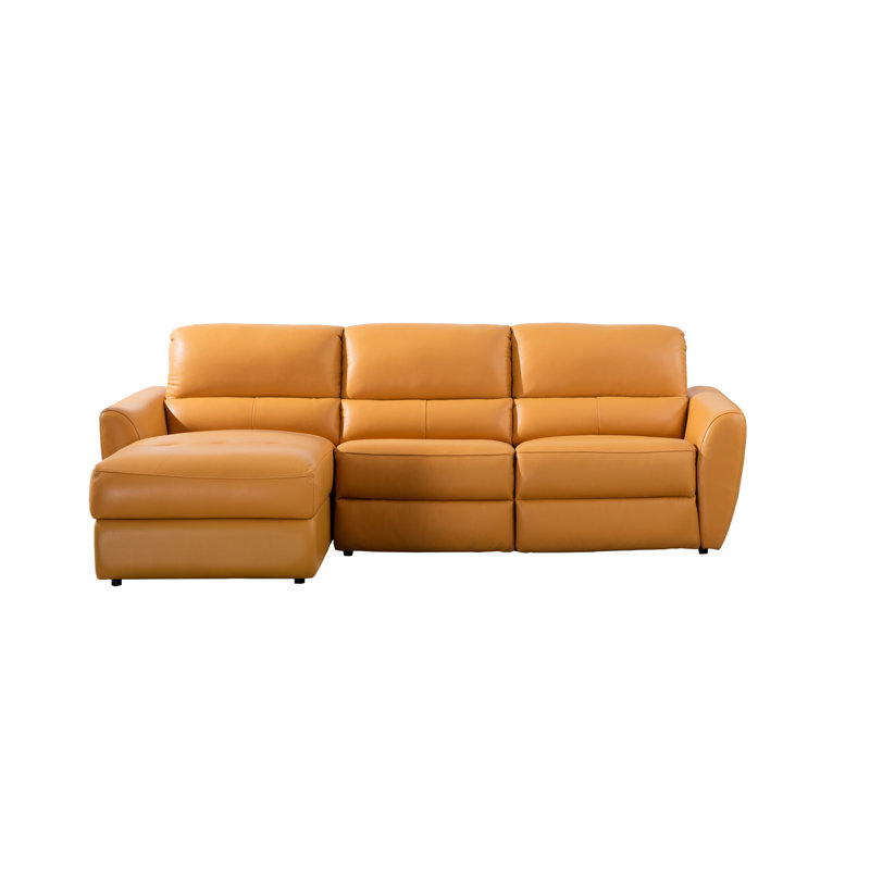 Tennon Upholstered Power Reclining L-Shaped Sectional, Left Hand Facing