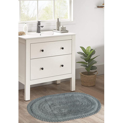 Adiraica 100% Cotton Bath Rug