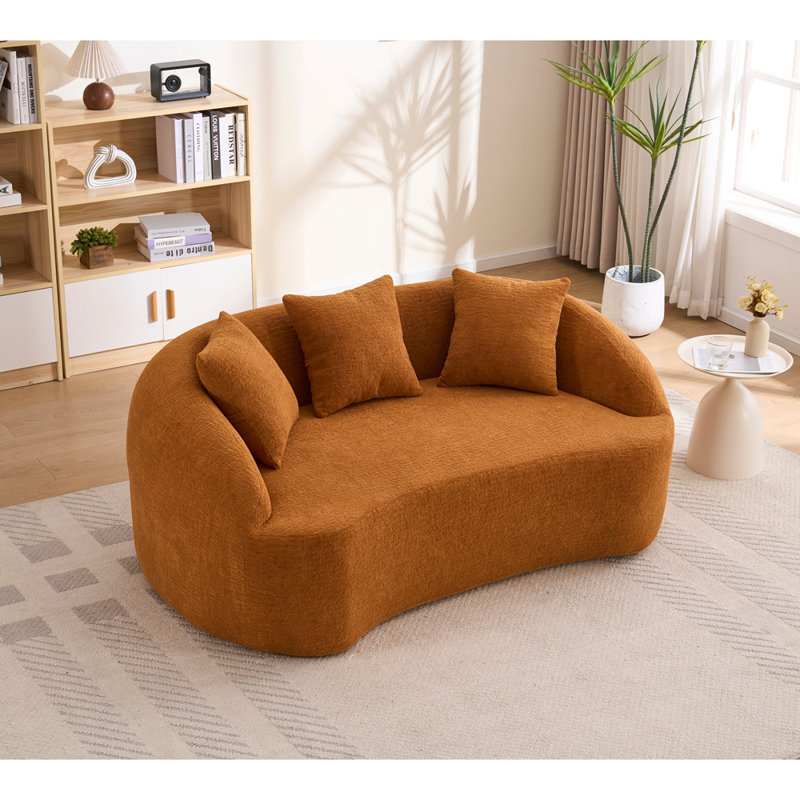 Causeuse Curved, Orange