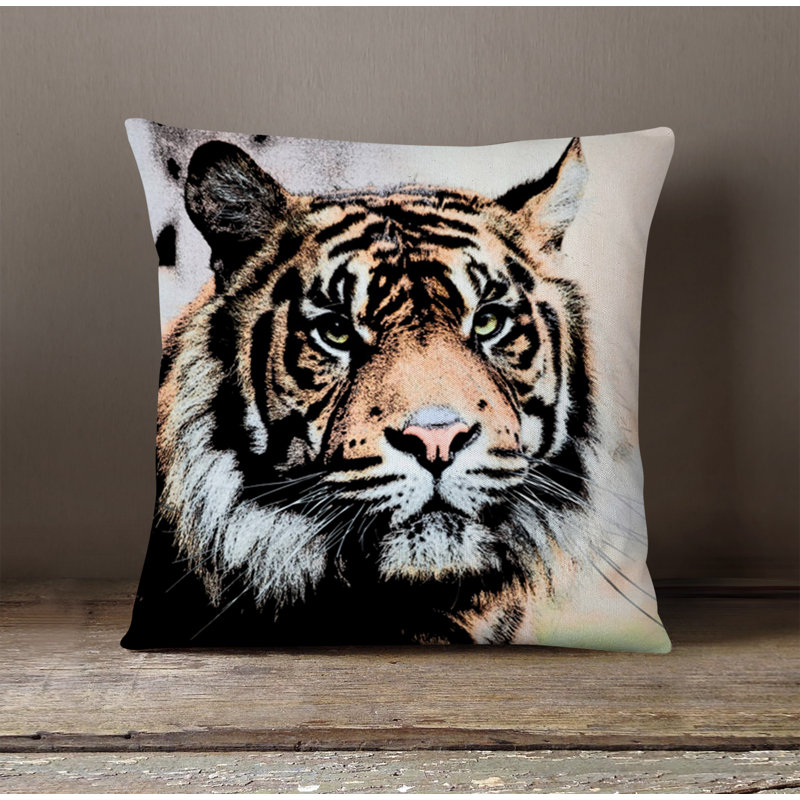 Throw Pillow With Insert, Orange 3, 20"H x 20"W