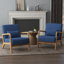 Chaise d'appoint rembourrée en velours côtelé bleu clair Jyrin-1880213903-1880213896