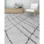Nomad Hand-Knotted Wool Geometric Area Rug in Black/Gray-57394860-124928835