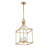 Uttermost Montreal 4 Light Brass Lantern Pendant